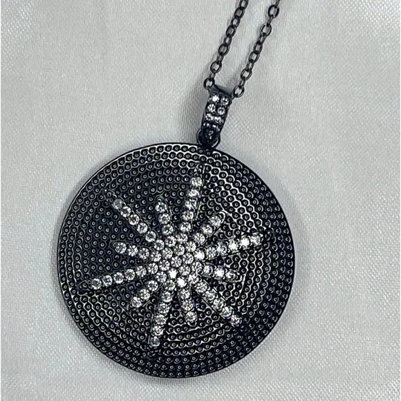 Cubic Zirconia Star Necklace Chain - Picture 5 of 5